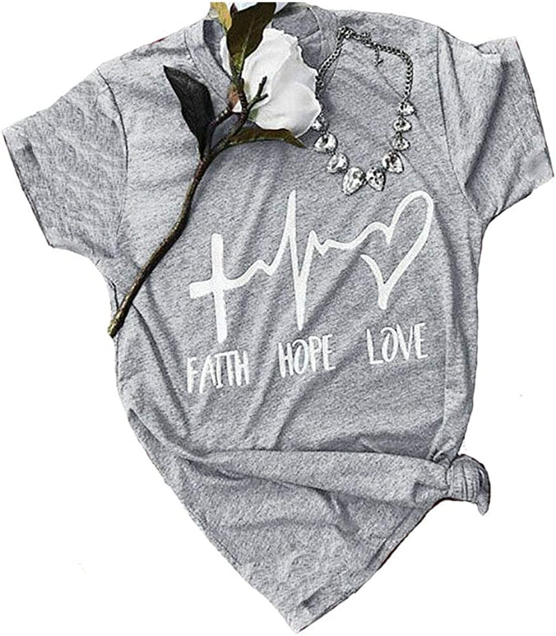 Women Faith Hope Love T-Shirt
