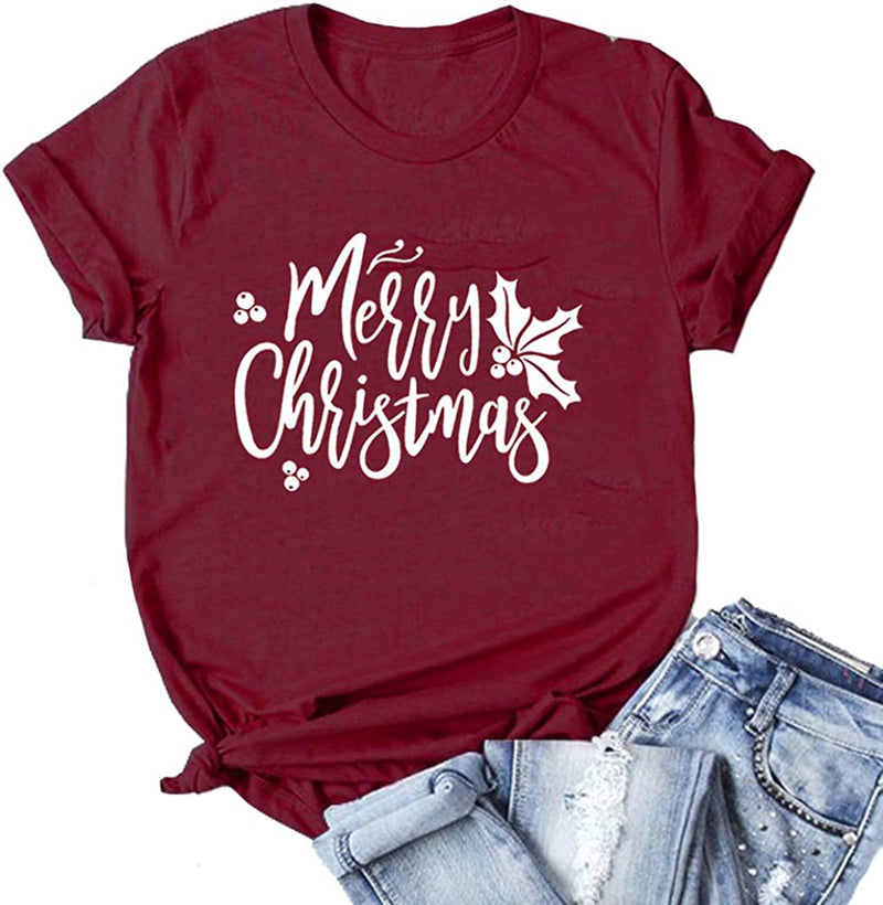 Women Merry Christmas T-Shirt