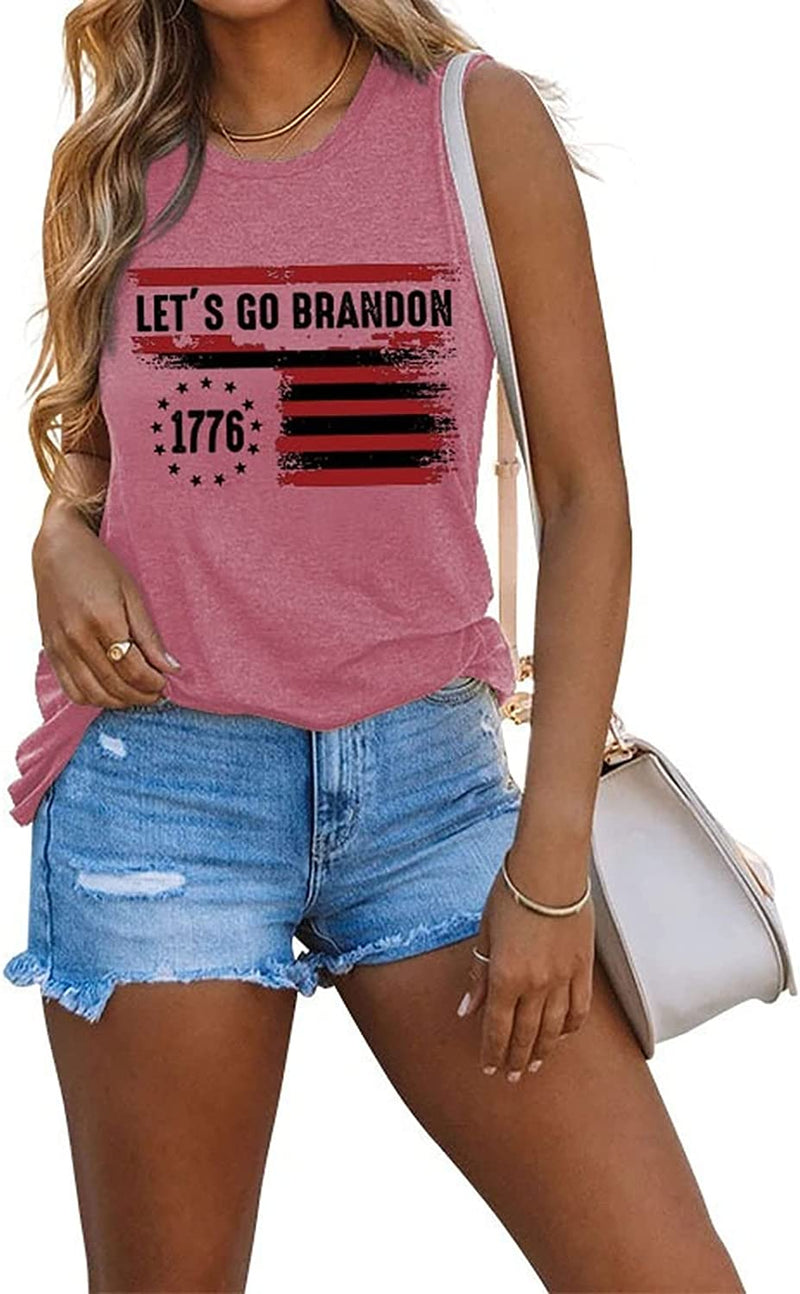 Femmes Let's Go Brandon Débardeurs Cadeaux Républicains T-shirts Chemise