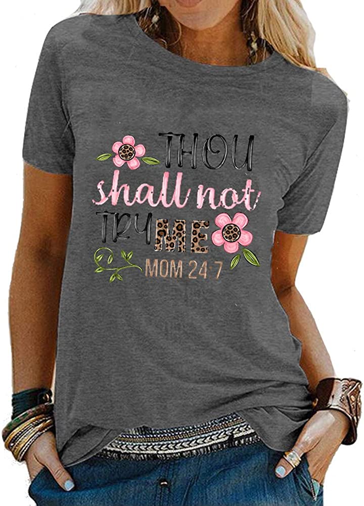 Thou Shall Not Try Me T-Shirt for Women