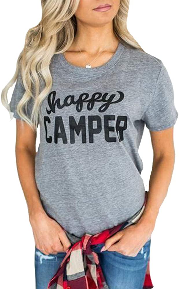 Women Happy Camper T-Shirt