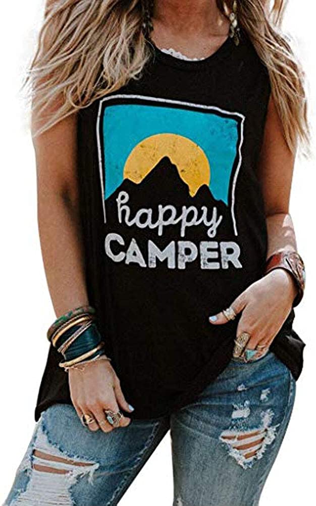 Débardeur Happy Camper Femme