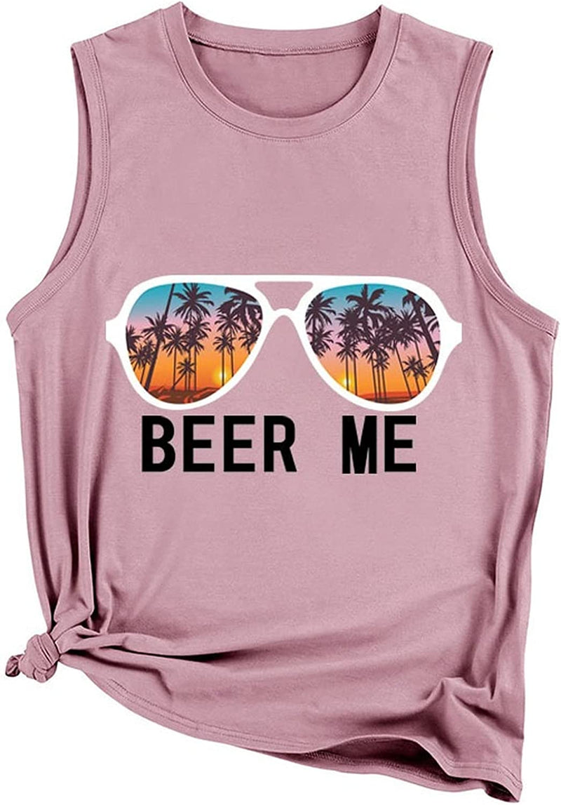 Femmes Beer Me Tank Beer Lover Chemise à boire drôle