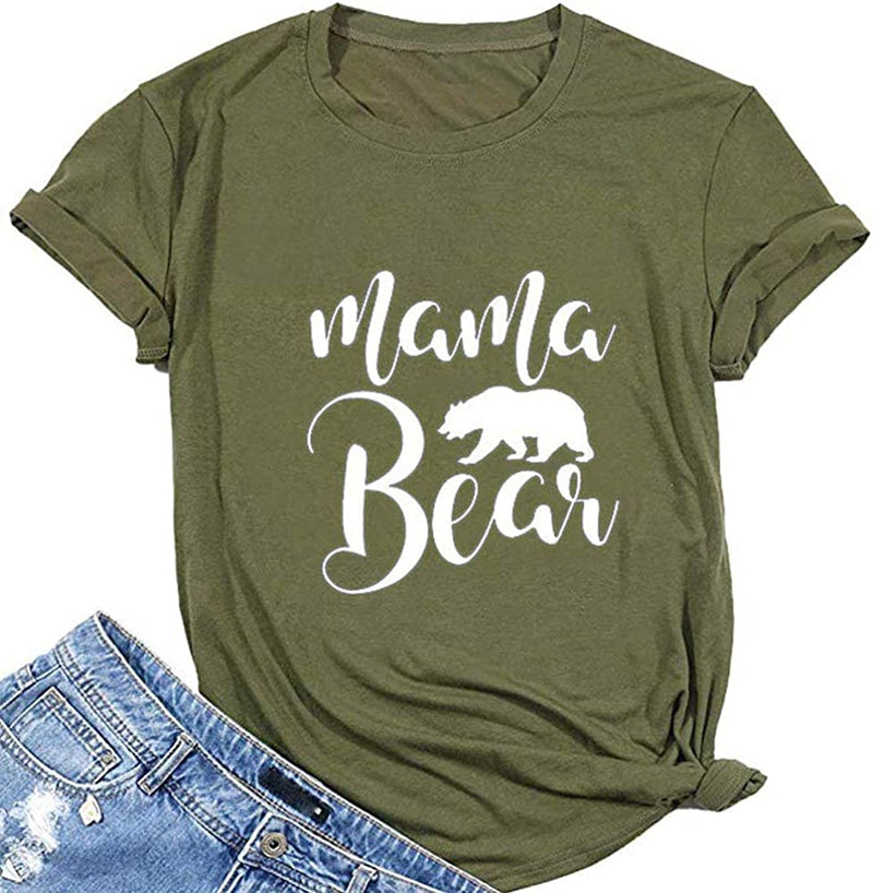 Women Mama Bear T-Shirt