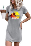 Women Beer Me Shirt Beer Me Vintage Graphic Shirt Mini Dress