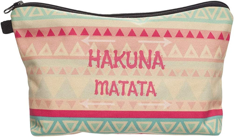 Hakuna Matata Makeup Bag Cosmetic Bag Organizer for Women