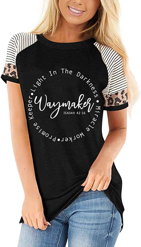 Way Maker Miracle Worker Promise Keeper Light in The Darkness My God This is Who You are T-Shirt