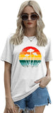 Women Mushroom Rainbow Graphic Tees