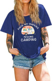 Funny Camping Tees Women Pack My Diapers I'm Going Camping T-Shirt