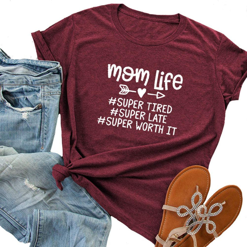 Mom Life T-Shirt Mama Shirt