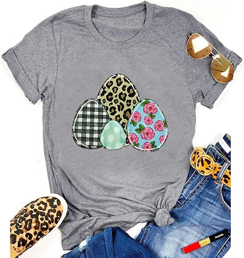 Women Happy Easter T-Shirt Cute Easter Shirt