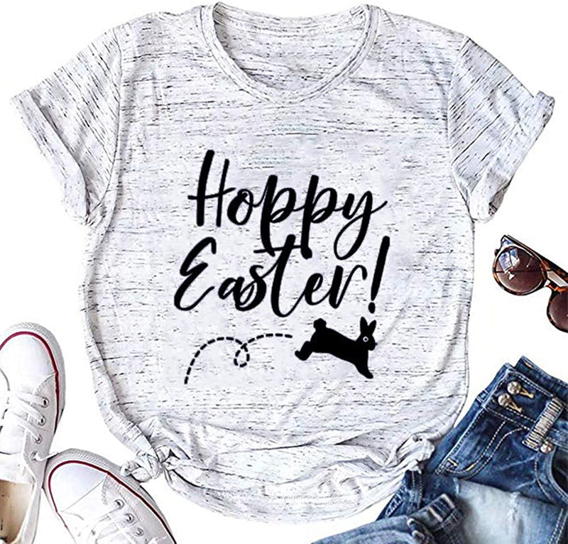 Women Happy Easter T-Shirt Cute Easter Shirt