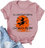 Women on A Dark Desert Highway Cool Wind in My Hair Tshirt Halloween Witch Shirt