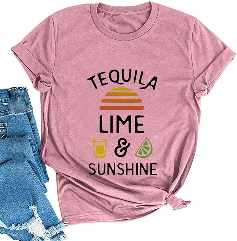 Women Tequila Lime & Sunshine T-Shirt Tequila Shirt