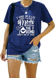 Women Funny New Mom Shirt F-Bomb Mom Tees