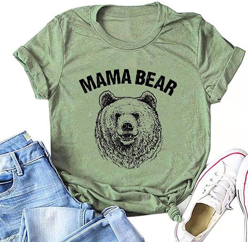 Women Mama Bear T-Shirt