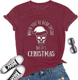 T-Shirt mit der Aufschrift „When You're Dead Inside But It's Christmas“, lustiges Weihnachtsshirt für Frauen