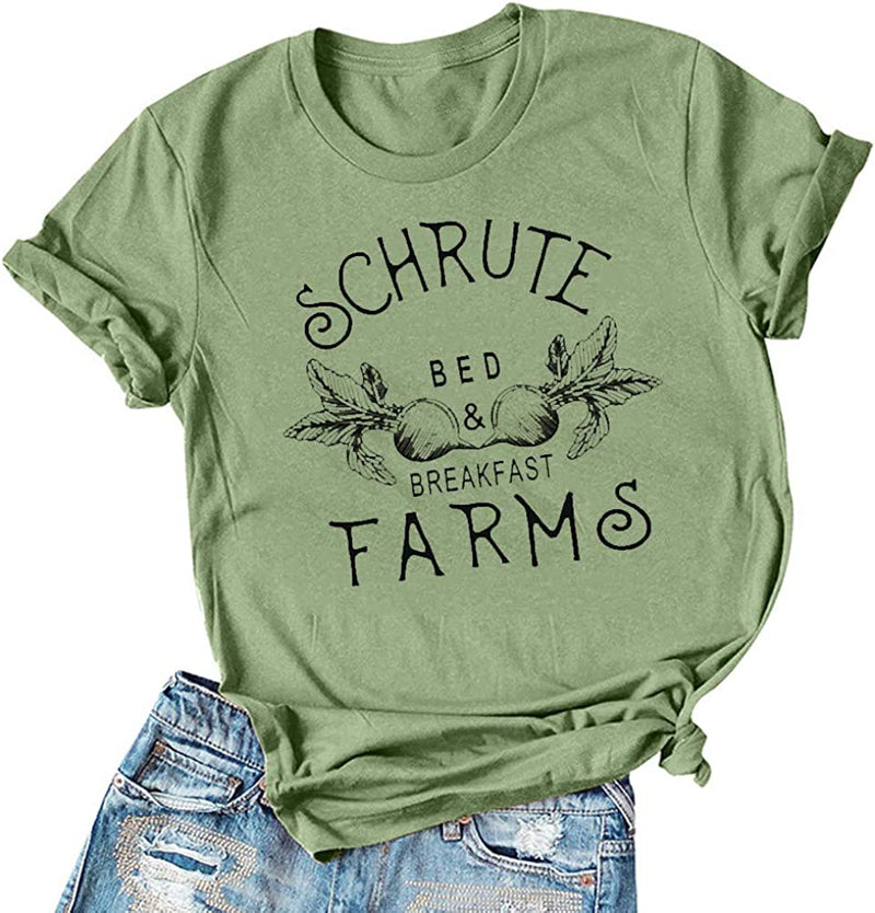 Women Schrute Farms T-Shirt Bed and Breakfast Shirt