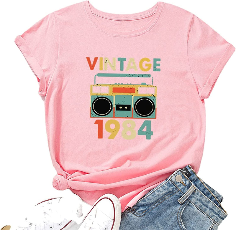 37th Birthday Vintage Shirt Vintage 1984 Birthday T-Shirt