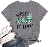 Damen T-Shirt mit Aufschrift „Loses of Luck“ zum St. Patrick's Day