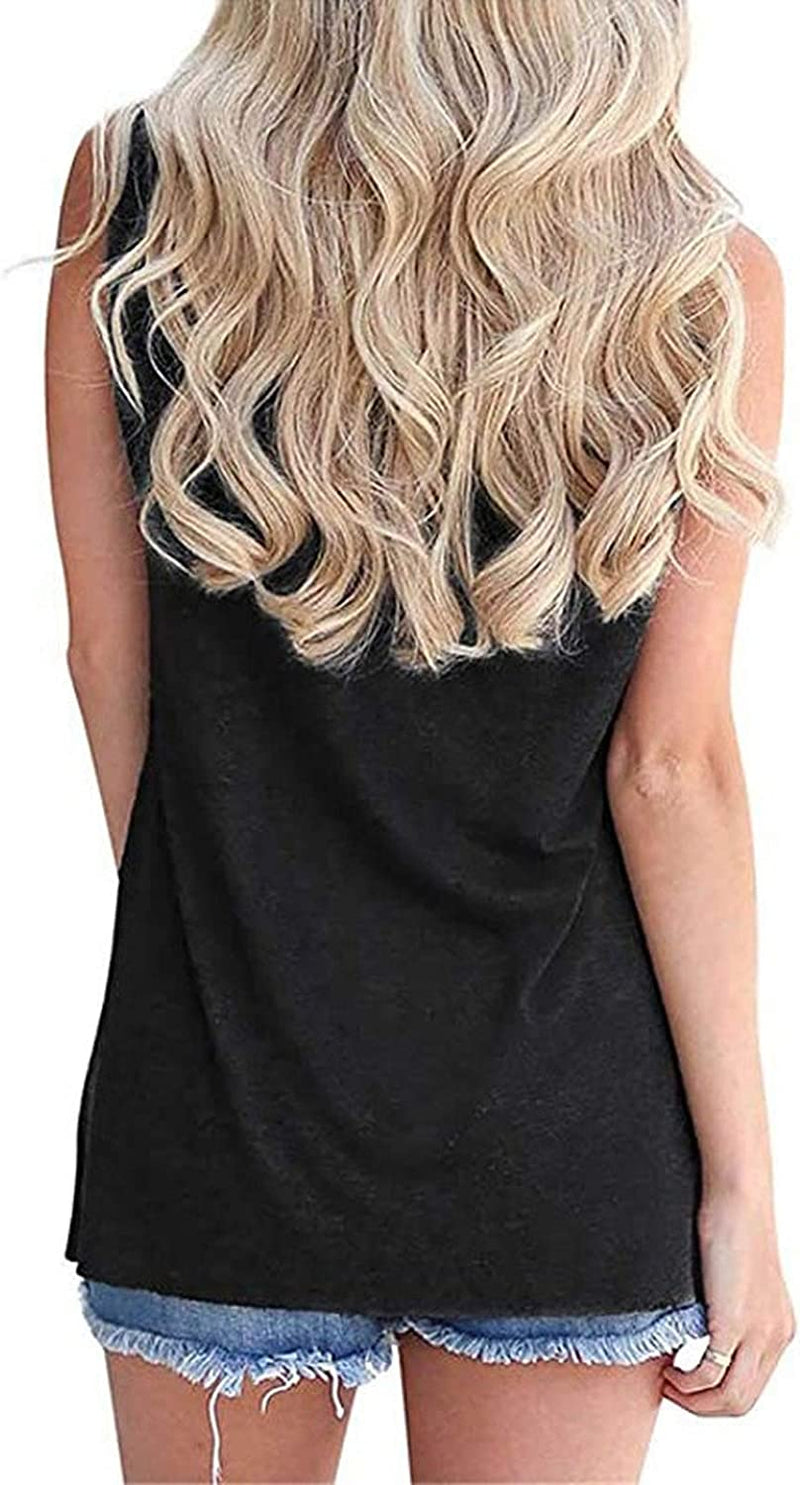 Women Sunflower American Flag Shirt Sunflower Graphic Tank Top Shirt