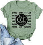 Christian Shirt for Women BUT GOD! Psalm 73:26 Faith Tees