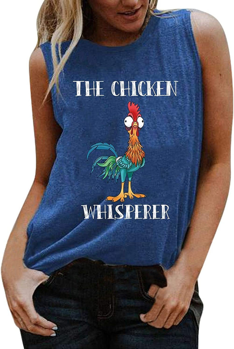 The Chicken Whisperer T-Shirt for Women Funny Heihei Graphic Shirt