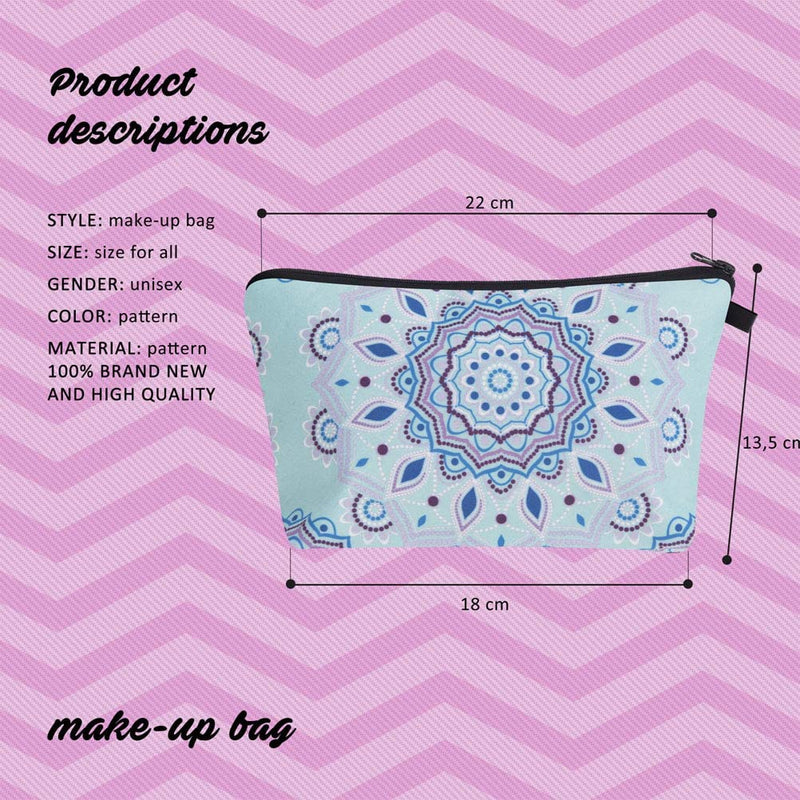 Floral Makeup Bag Mandera Cosmetic Bag Organizer for Women