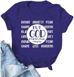 Christian Shirt for Women BUT GOD! Psalm 73:26 Faith Tees