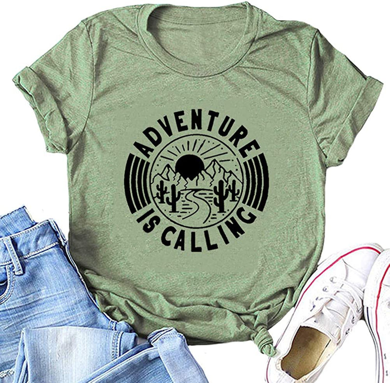 Women Adventure is Calling T-Shirt