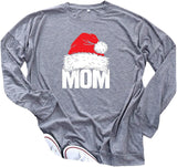 Women Mom Santa Hat Shirt Santa Blouse