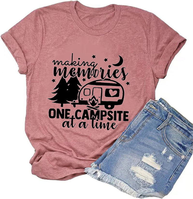 Making Memories One Campsite at A Time T-Shirt Camping Shirt