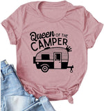 Women Queen of The Camper Shirt Camper Queen Tee