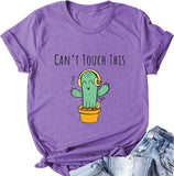 Women Can't Touch This Funny Cactus Shirt