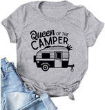 Women Queen of The Camper Shirt Camper Queen Tee