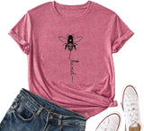 Women Bee Kind T-Shirt Graphic Shirt & Blouse