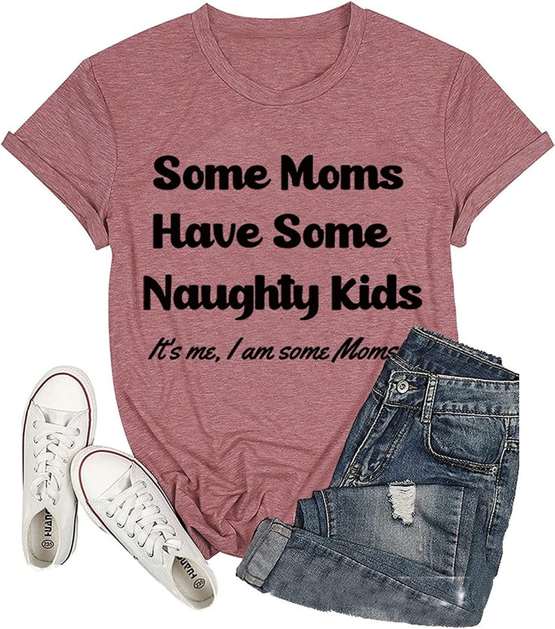 Women Shirt Cute Mom Tee Tops