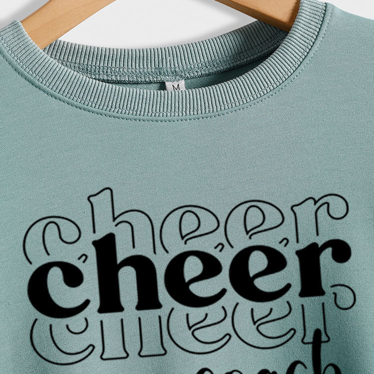 Pull ample à manches longues pour femme, col rond, lettres, automne et hiver