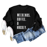 WEEKENDS COFFEE Brief Rundhals Lose Herbst/Winter Keller Langarm Pullover Mädchen