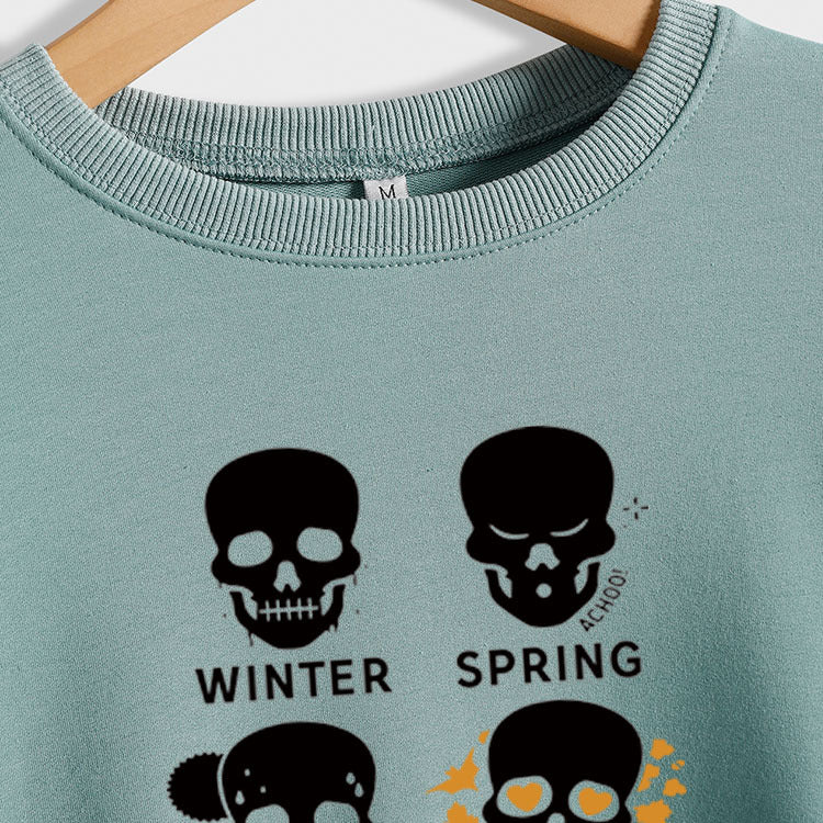 Leggings Femme Col Rond Lettre HIVER PRINTEMPS Sweat grande taille