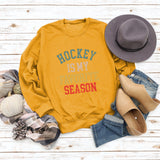 HOCKEY IS MY FAVORITE Brief Rundhals Plus Größe Langarm Pullover Mädchen