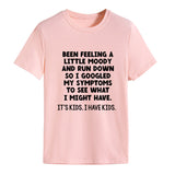 BEEN FEELING A LIttLE LEttER FASHION WOMEN'S CREW NECK SHORt SLEEVE T-Shirt