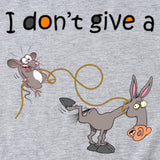 I Don't Give A Playful Graphic Print Woman Casual Crewneck Short Sleeve T-shirt