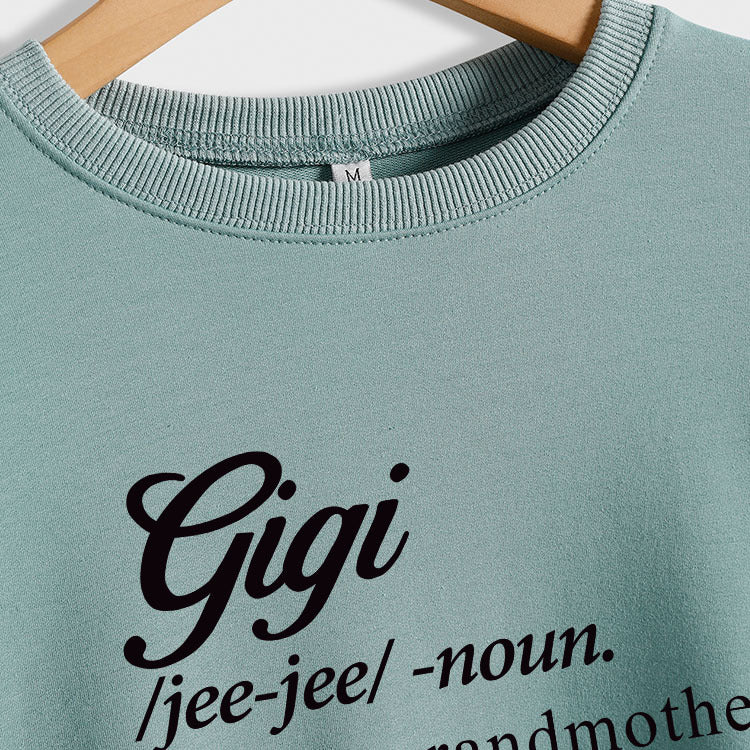 Pull ample à manches longues et col rond pour femme, grande taille, lettres