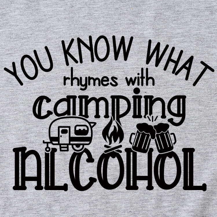 Lettre Vous savez quelles rimes T-shirt à manches courtes pour femmes