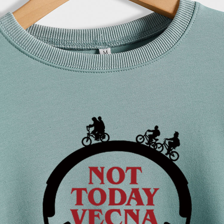 Not Today Vecna ​​Pull ample à manches longues pour femme