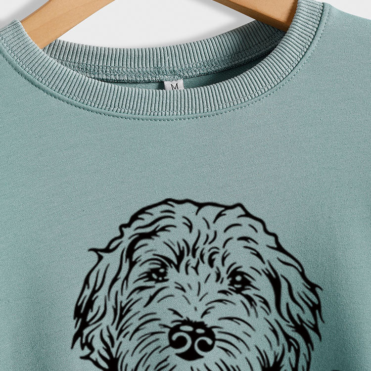 La vie est dorée pull ample à col rond pour femme à manches longues