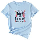 I'm A Dirt and Didmonds Women's Short-sleeved Top for Summer