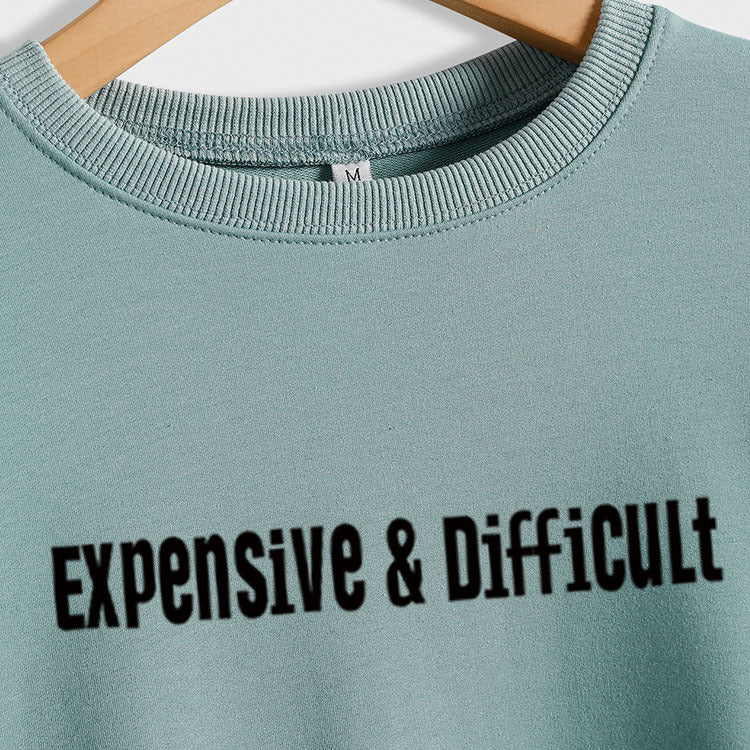 Pull à manches longues pour femme, vêtement ample et décontracté, cher et difficile, automne et hiver