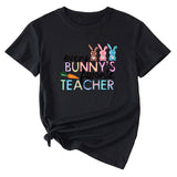 Every Bunny's Bunny's Bunny Print Casual Short-sleeved T-shirt for Women